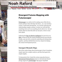 Emergent Futures Mapping with Futurescaper