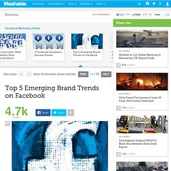 Top 5 Emerging Brand Trends on Facebook