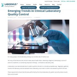 Emerging Trends in Clinical Laboratory Quality Control