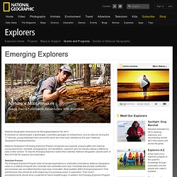 Emerging Explorers Programs