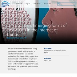 Emerging forms of IoT innovation