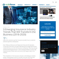 9 Emerging Insurance Industry Trends (2018-2020)