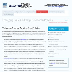 National Tobacco-Free College Campus Initiative