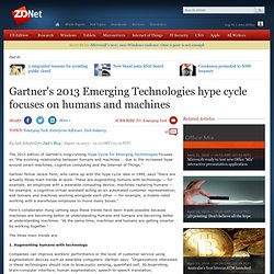 Gartner's 2013 Emerging Technologies hype cycle focuses on humans and machines