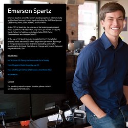 Emerson Spartz - Official Site