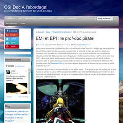 EMI et EPI : le prof-doc pirate