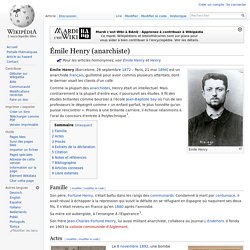 Émile Henry (anarchiste)