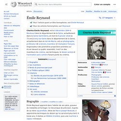 Émile Reynaud - Inventeur du praxinoscope