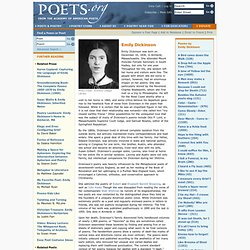 s.org - Poetry, Poems, Bios & More - Emily Dickinson