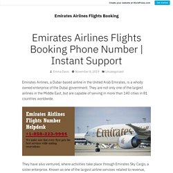 Instant Support – Emirates Airlines Flights Booking