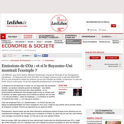 Emissions de CO2 : et si le Royaume-Uni montrait l'exemple ?