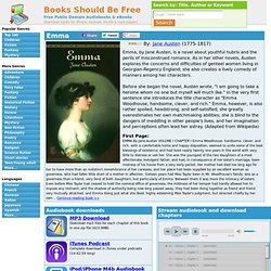 Free Audio Book - Emma by Jane Austen