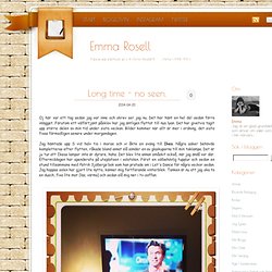 Emma Rosell - Tankar kring allt och inget... ...och lite till.
