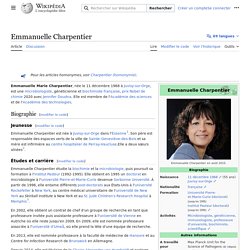 Emmanuelle Charpentier
