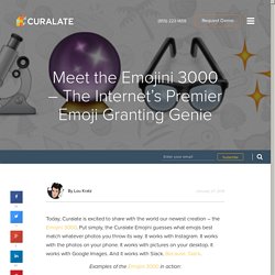 Meet the Emojini 3000 – The Premier Emoji Granting Genie