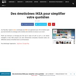 Des émoticônes IKEA pour simplifier votre quotidien