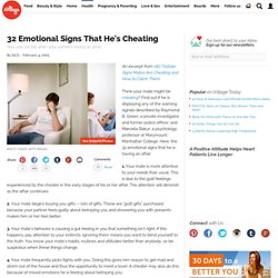 32 Emotional Signs That He's Cheating
