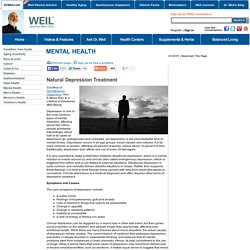 Emotional Health, Depression Treatment