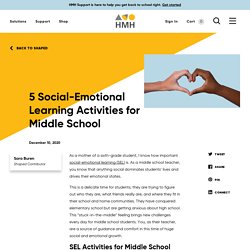 TEXT: Social-Emotional Learning (SEL) Activities for Middle School