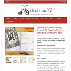 Social Emotional Learning Journal: 70 Creative Pages, Drawing & Writing Prompts