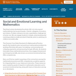 Social and Emotional Learning and Mathematics