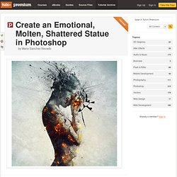 Create an Emotional, Molten, Shattered Statue in Photoshop