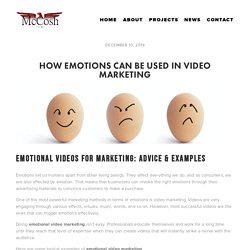 How Emotions can be Used in Video Marketing