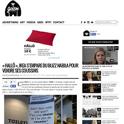 « HALLÖ », IKEA s’empare du buzz Nabila pour vendre ses coussins
