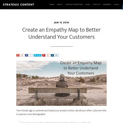 Create an Empathy Map to Better Understand Your Customers