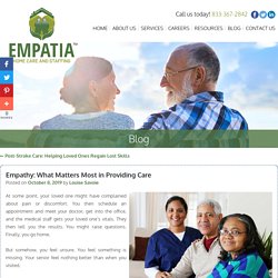 Empathy: What Matters Most in Providing Care