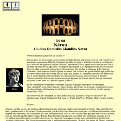 empereurs romains - néron (L. domitius claudius nero)