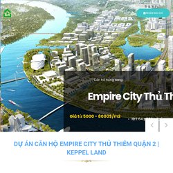 Dự án căn hộ Empire City Thủ Thiêm quận 2