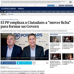 El PP emplaza a Ciutadans a “mover ficha” para formar un Govern