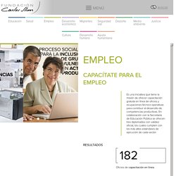 Empleo - Fundación Carlos Slim