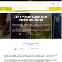 Les emplois exposés et abrités en France