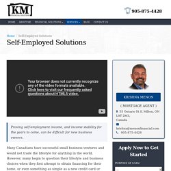 Self-Employed Mortgage in Milton