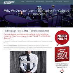 How to Stop IT Employee Blackmail