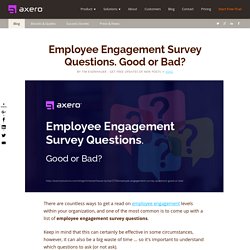 Employee Engagement Survey Questions