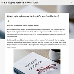 How to Write an Employee Handbook (for Your Small Business)