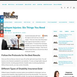 Employee Injuries: Six Things You Need To Know