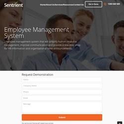 Employee Management System by Sentrient