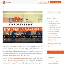 Office Employee Monitoring Software by FairTrak