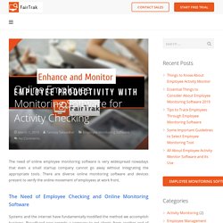 Best Employee Monitoring Software Windows in India - FairTrak