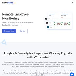 Remote Employee Monitoring - Track Remotely Working Employees with WorkStatus