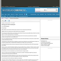 Your online newspaper for Waterloo, Ontario