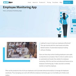 Employee Tracking App - mobdev-app