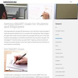 Setting SMART Goals for Students and Employees