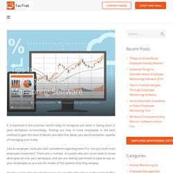 Best Employee Monitoring Software in India - FairTrak