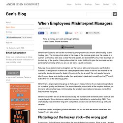 When Employees Misinterpret Managers