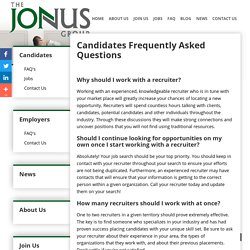 FAQ Employees - The Jonus Group Insurance Industry Recruitment
